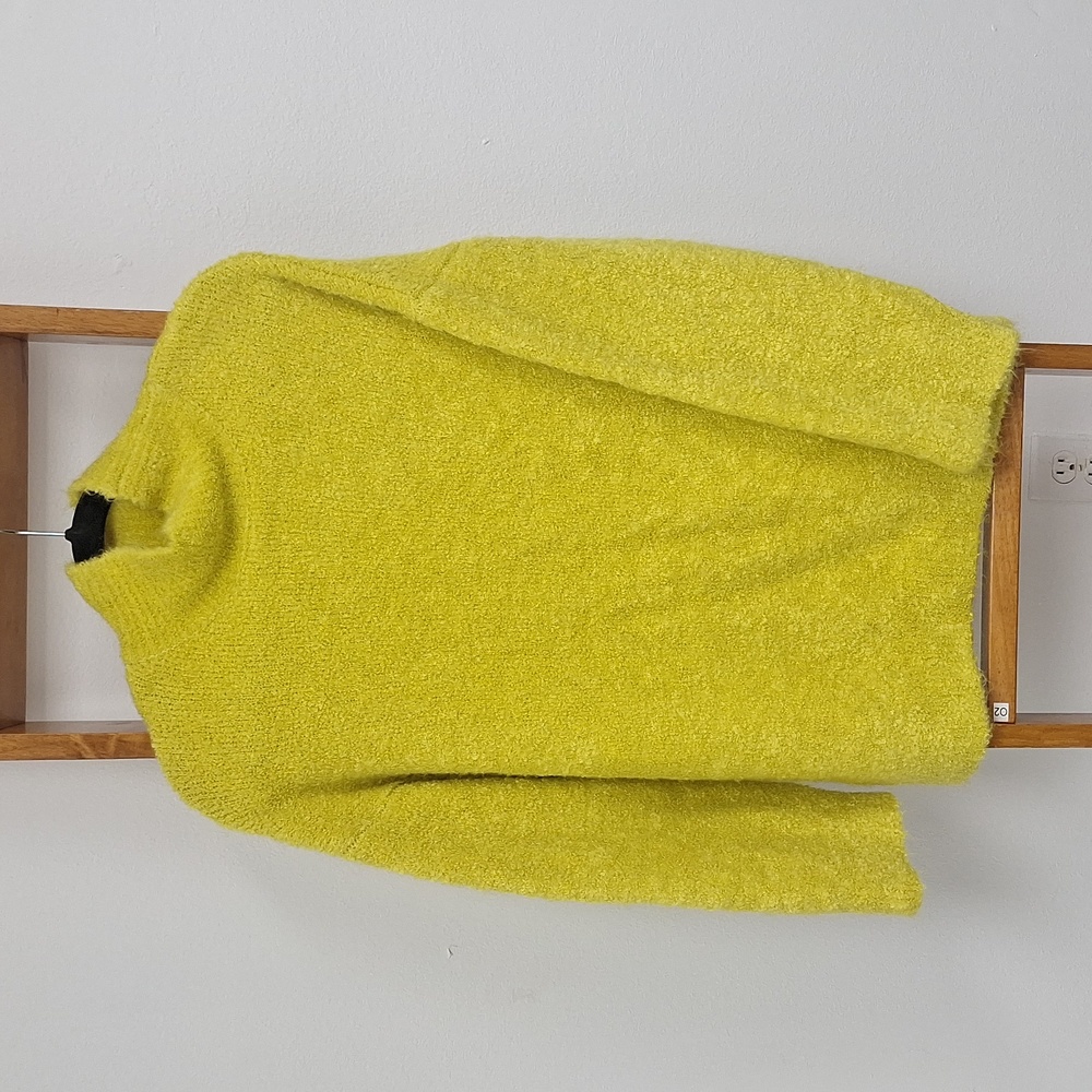 SCOOP Women's Cozy Funnel Neck Tunic Sweater Yellow XL